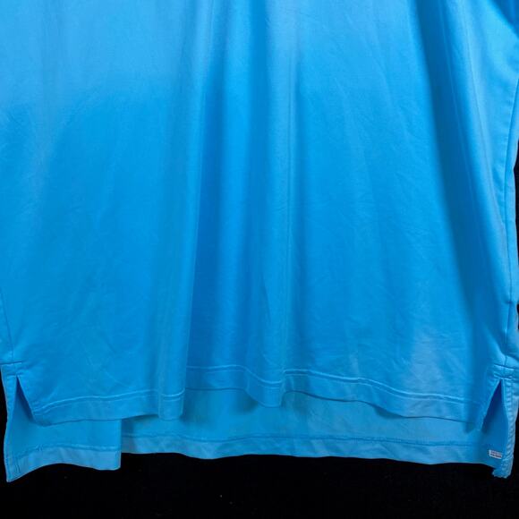 Peter Millar Mens Shirt Blue Short Sleeve Summer Crown Comfort Polo Stretch M - Picture 3 of 14